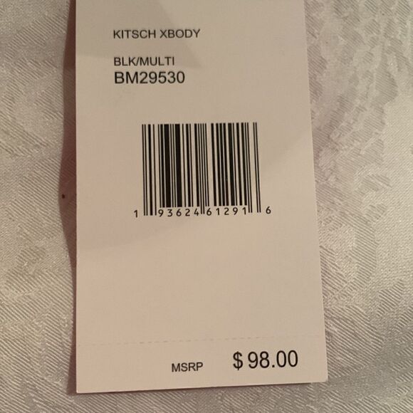 Betsey Johnson Crossbody Handbag Kitsch Sugar Skull Ginger Bread Man Shiny - Picture 5 of 16